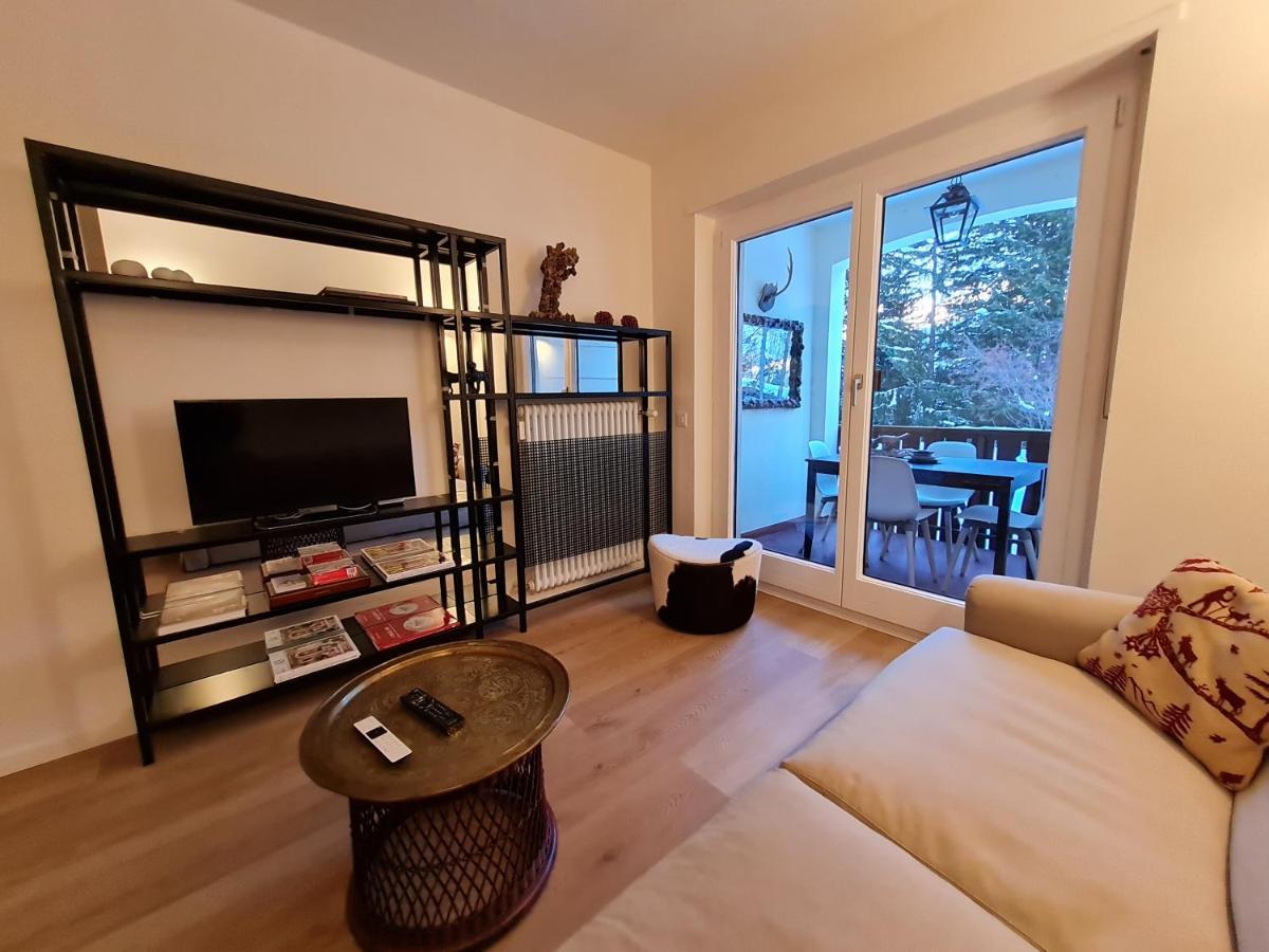 Sankt Moritz Dorf Charme Apartment ภายนอก รูปภาพ
